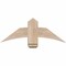 Ekena Millwork Bellingham Smooth Timber Gable Bracket, Douglas Fir, 36"W x 13"H x 5 1/2"D x 5 1/2"F, 9/12 Pitch GBW036X13X0606BEL00SDF - alternate 1